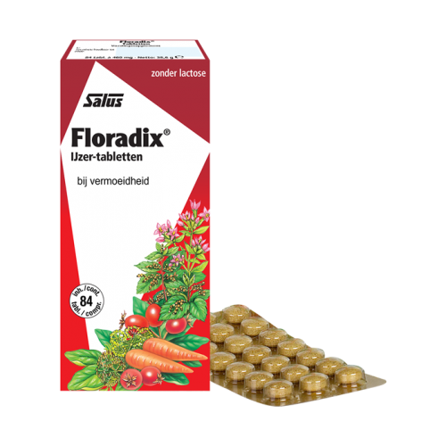 Floradix tabletten ijzer foliumzuur